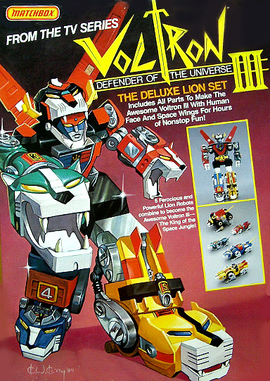 Diecast best sale voltron 1980s